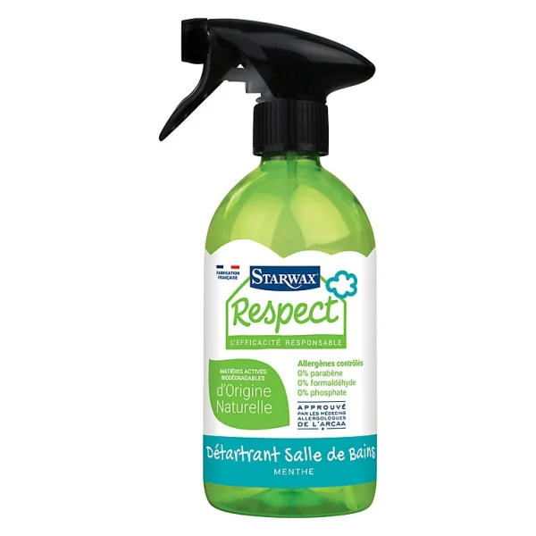 outlet soldes Castorama Nettoyant Salle De Bains Starwax Respect Menthe 500ml 1