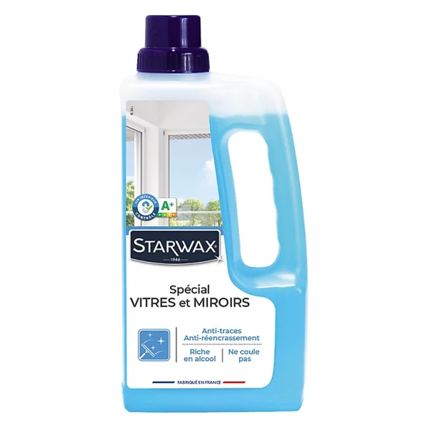 Castorama Nettoyant Spécial Vitres Anti-traces à L’alcool Starwax 1L magasins pas chers 1