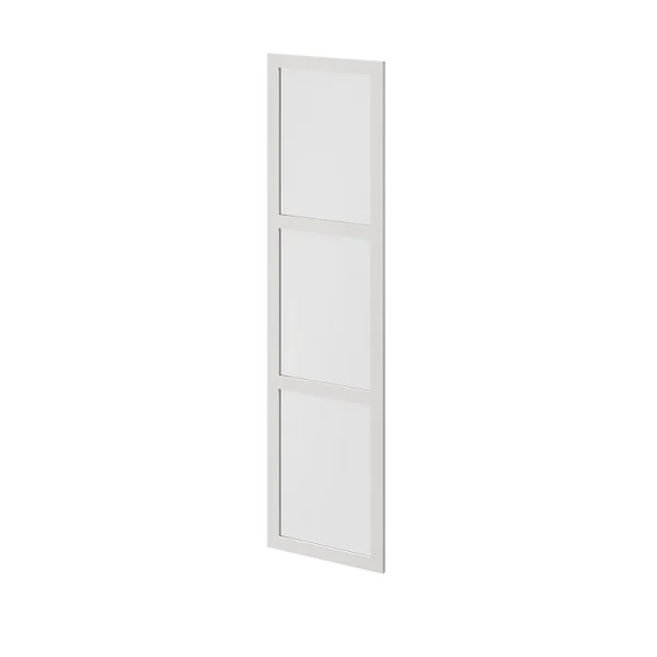 Castorama Porte Battante Blanche En Verre Opaque GoodHome Atomia H 187,2 X L. 49,7 Cm pas cher en vente 1