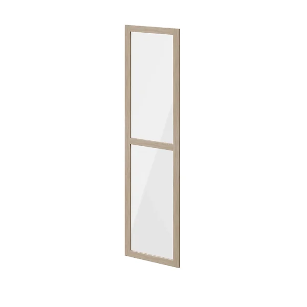 REMISE Castorama Porte Battante Verre Transparent Effet Chêne GoodHome Atomia H. 187,2 X L. 49,7 Cm 1