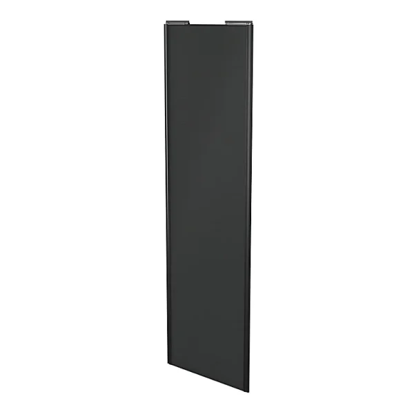 Castorama Porte De Placard Coulissante Anthracite Avec Cadre Noir GoodHome Arius H. 248,5 X L. 77.2 Cm Acheter 1