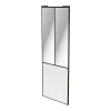 excellents soldes Castorama Porte De Placard Coulissante Atelier Vitrée Blanc Avec Cadre Noir GoodHome Arius H. 248,5 X L. 91.2 Cm 5