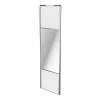 Castorama Porte De Placard Coulissante Avec Miroir Blanc Avec Cadre Gris GoodHome Arius H. 248,5 X L. 77.2 Cm shopping pas cher 5