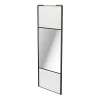 Les achats en ligne Castorama Porte De Placard Coulissante Avec Miroir Blanc Avec Cadre Noir GoodHome Arius H. 248,5 X L. 92.2 Cm 5