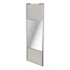 Castorama Porte De Placard Coulissante Avec Miroir Gris Clair Mat Avec Cadre Gris GoodHome Arius H. 248,5 X L. 92.2 Cm Promotio de vente 7