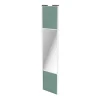 Castorama Porte De Placard Coulissante Avec Miroir Vert De Gris Avec Cadre Blanc GoodHome Arius H. 248,5 X L. 62.2 Cm soldes en ligne 5