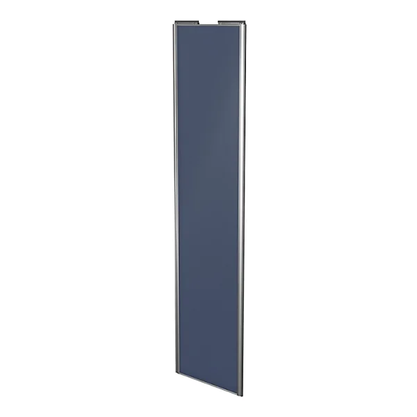 mode pas cher Castorama Porte De Placard Coulissante Bleu Avec Cadre Gris GoodHome Arius H. 248,5 X L. 62.2 Cm 1