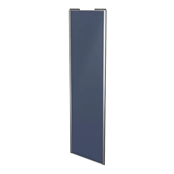 excellent qulity Castorama Porte De Placard Coulissante Bleu Avec Cadre Gris GoodHome Arius H. 248,5 X L. 77.2 Cm 1