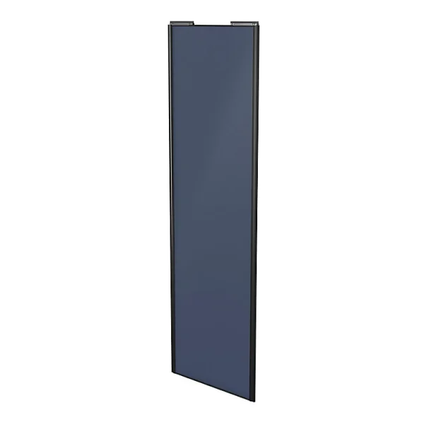 Nouveau Castorama Porte De Placard Coulissante Bleu Avec Cadre Noir GoodHome Arius H. 248,5 X L. 92.2 Cm 1