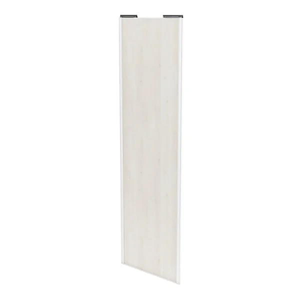 outlet Castorama Porte De Placard Coulissante Bois Nordique Avec Cadre Blanc GoodHome Arius H. 248,5 X L. 77.2 Cm 1