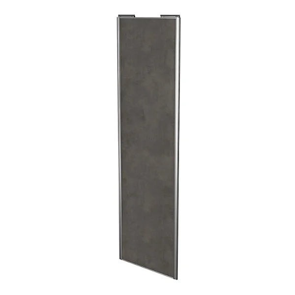 Castorama Porte De Placard Coulissante Gris Antique Avec Cadre Gris GoodHome Arius H. 248,5 X L. 77.2 Cm magasins pour 1