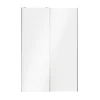 Castorama Portes De Placard Coulissantes 2 Vantaux Panneaux Blancs Brillants GoodHome Atomia H. 225 X L. 150 X ép. 5,5 Cm boutiqued en ligne 7