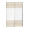 Castorama Portes De Placard Coulissantes 2 Vantaux Panneaux Blancs Et Effet Chêne GoodHome Atomia H. 225 X L. 150 X ép. 5,5 Cm soldes 5