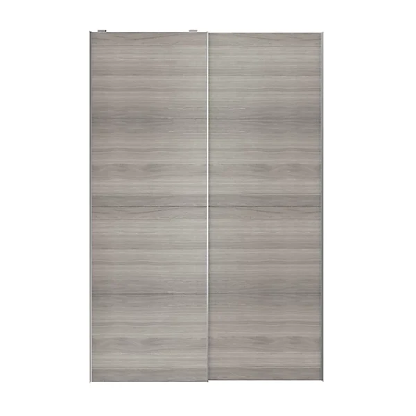 Castorama Portes De Placard Coulissantes 2 Vantaux Panneaux Effet Chêne Grisé GoodHome Atomia H. 225 X L. 150 X ép. 5,5 Cm Livraison Standard/Rapide 1