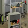 acheter en ligne Castorama Rangement Modulable De Garage Gris Clair Avec Store Anthracite Modulo H. 120 X L. 62,5 X P. 35 Cm 5