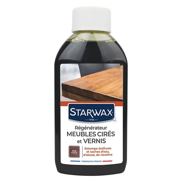 nouvelle saison Castorama Régénérateur Meubles Cirés Ou Vernis Bois Foncé Starwax 200ml 1