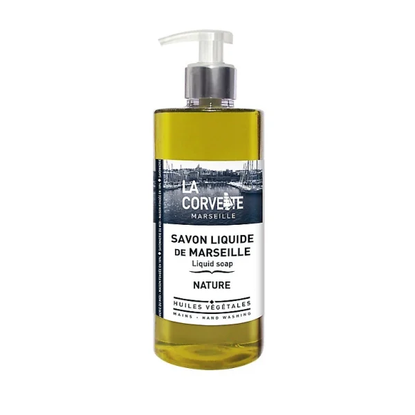 Castorama Savon Liquide De Marseille La Corvette Savonnerie Du Midi Nature 500ml offre spéciale 1