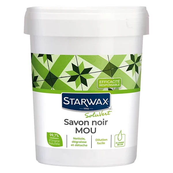 garantie de qualité Castorama Savon Noir Mou Starwax 1kg 1