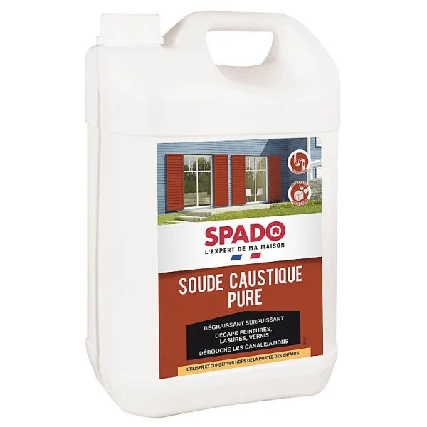 Castorama Soude Caustique Pure Spado 4kg marque pas cher 1