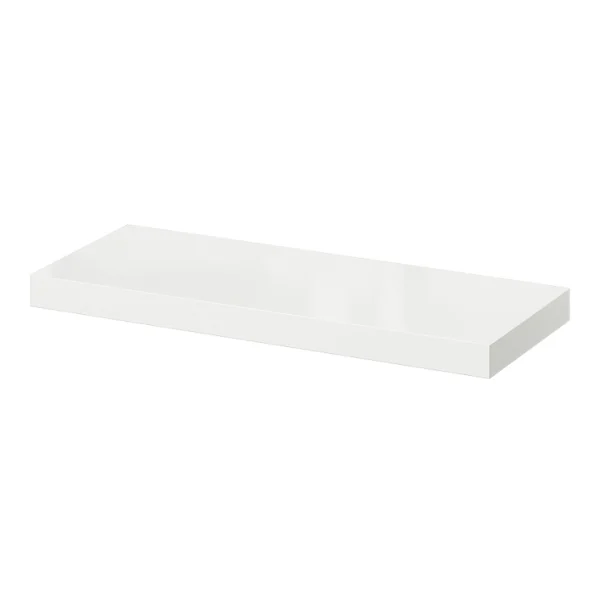 grande qualité Castorama Tablette Murale Avec Fixation Invisible Form Cusko Blanc Brillant 60 cm 1