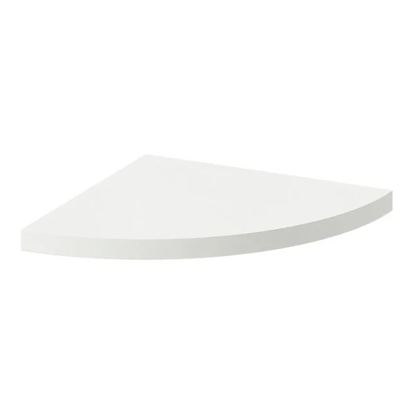 l'unique style Castorama Tablette Murale D’angle Form Rigga Blanc 25 cm 1