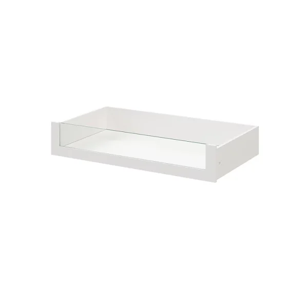 Castorama Tiroir Intérieur Avec Façade Verre Blanc GoodHome Atomia H. 17 X L. 96,4 X P. 50 Cm SOLDES TOUT À 1